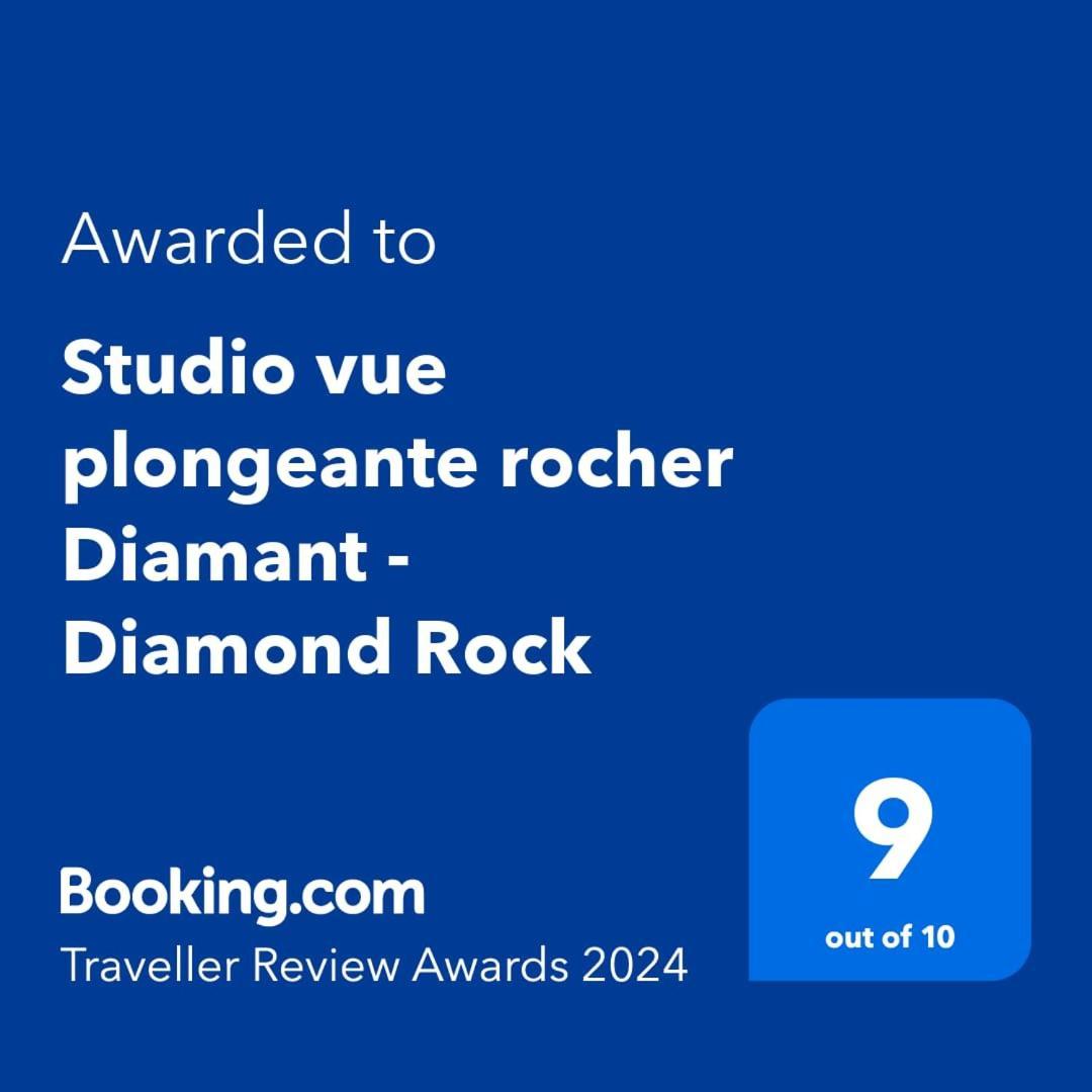 Apartamento Studio Vue Plongeante Rocher Diamant - Diamond Rock Le Diamant Exterior foto